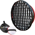 Circle Large LED Light Panel Softbox with Circle Grid, 11.5"x11.5", Pack of 2 H432653