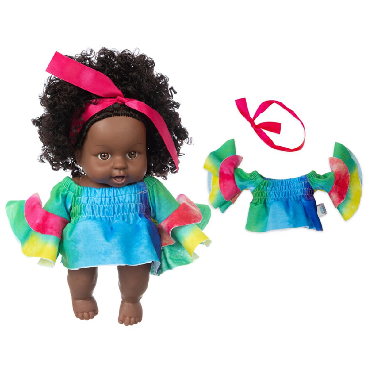 8 Inch Black Baby Dolls With Clothes Q724849