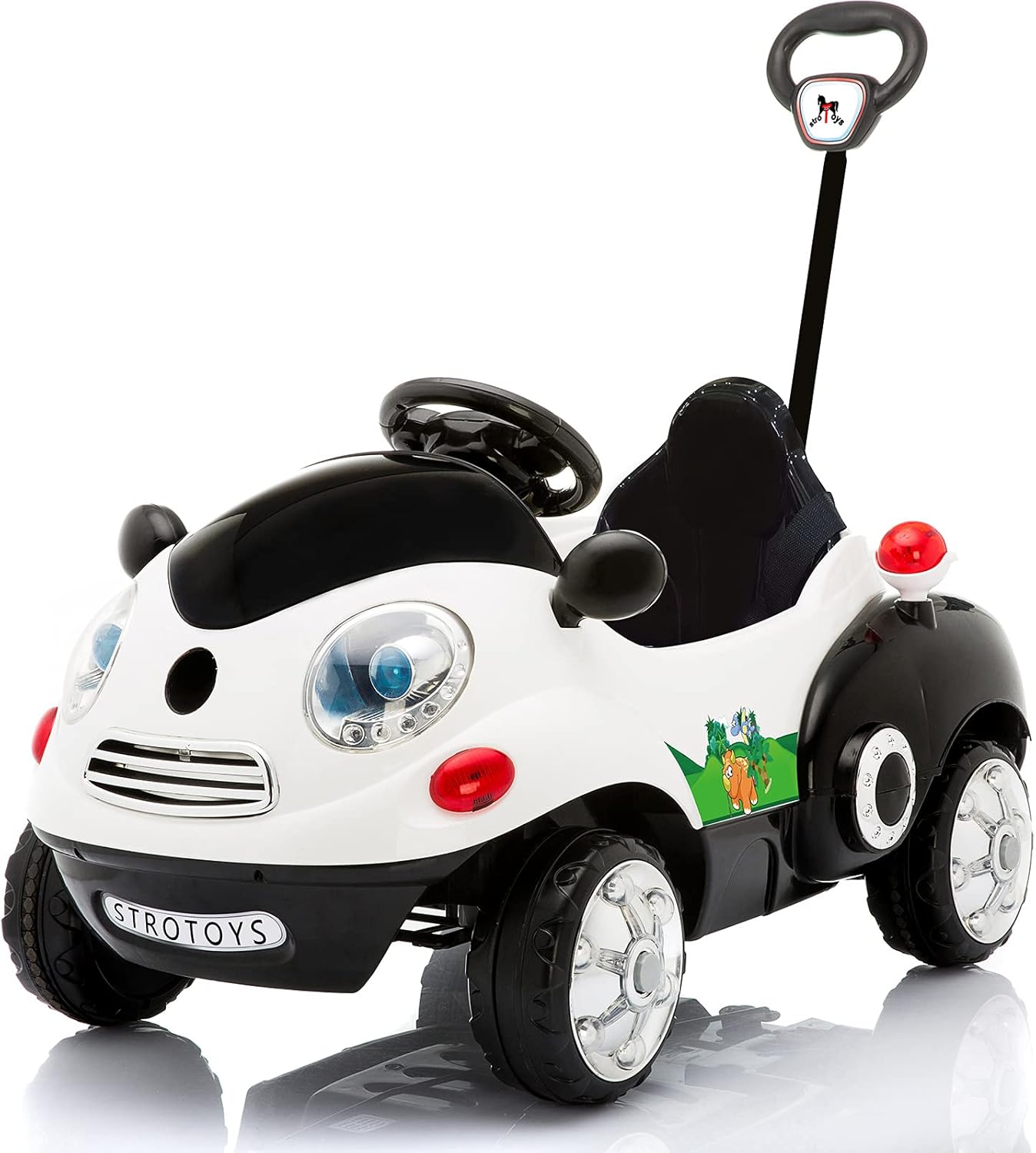 Pink Ride On Push Car with Remote Control B5530