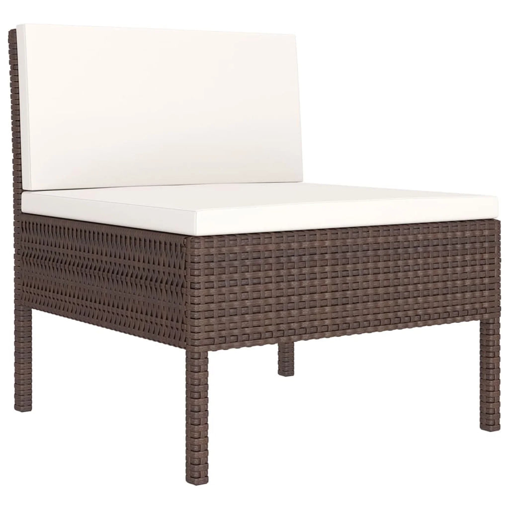 12 Piece Poly Rattan Sectional Outdoor Furniture Set S6816