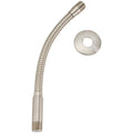 Brushed Nickel Flexible Shower Arm with Flange O32968