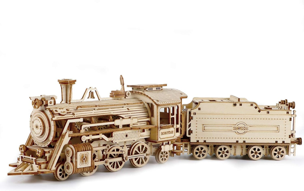 1:18 Scale Wooden 3D Puzzle Car Model Kit W225451