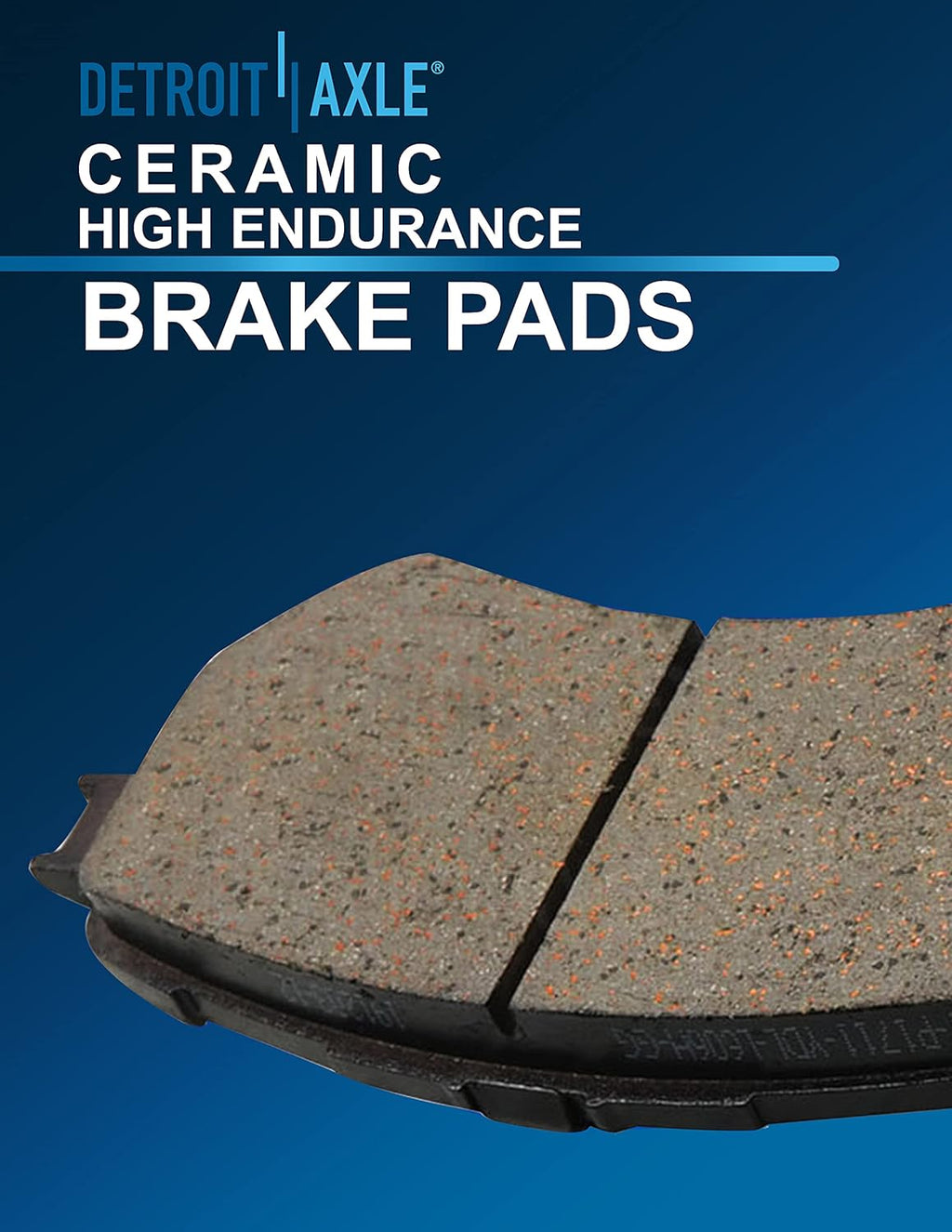 10.32" Front & 10.24" Rear Disc Brake Rotors Brake Pads 8pc Set J6024