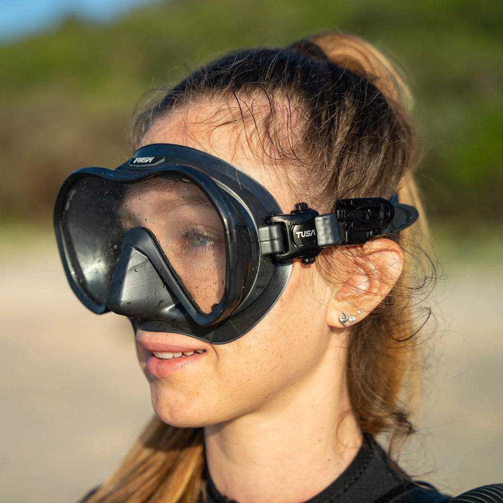 Gunmetal Scuba Diving Mask U16540