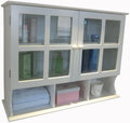 White 31.5x9.6x24-Inch Wall Cabinet Y6862