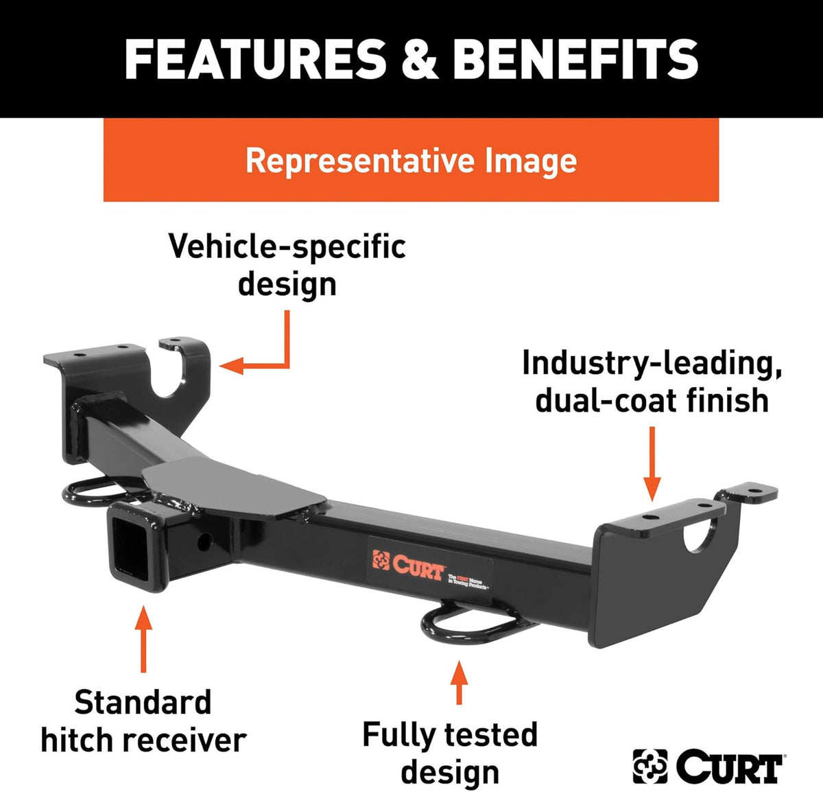 2-Inch Front Receiver Hitch Q931