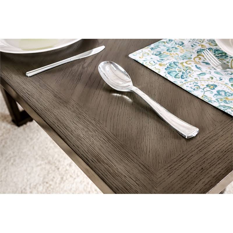 Gray Wood Counter Dining Table Y92457