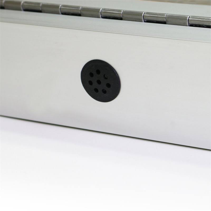 36 in. x 36 in. 1-Door Satin Aluminum Frame Enclosed Vinyl Bulletin Board R89812
