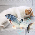 Electric Flipping Fish Cat Toy U54345