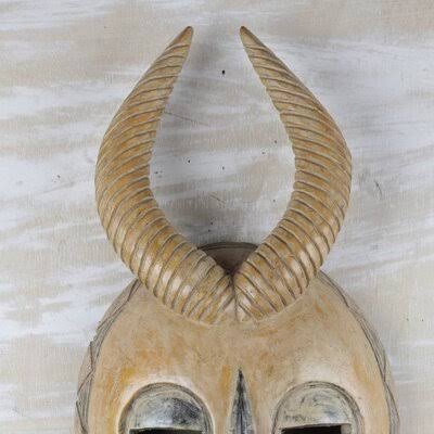 African Wood Mask Wall Décor C6598