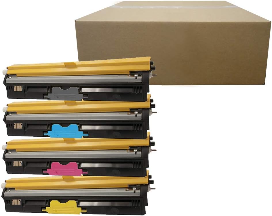 4-Pack Black Cyan Magenta Yellow Toner Cartridges N82267