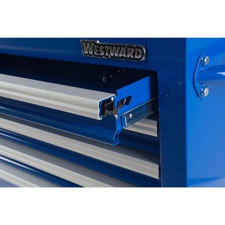 Blue 7 Drawer Side Cabinet E581