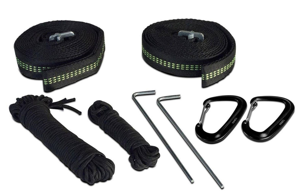 Camping Hammock with Mosquito Net Rain Fly Tree Straps J5200
