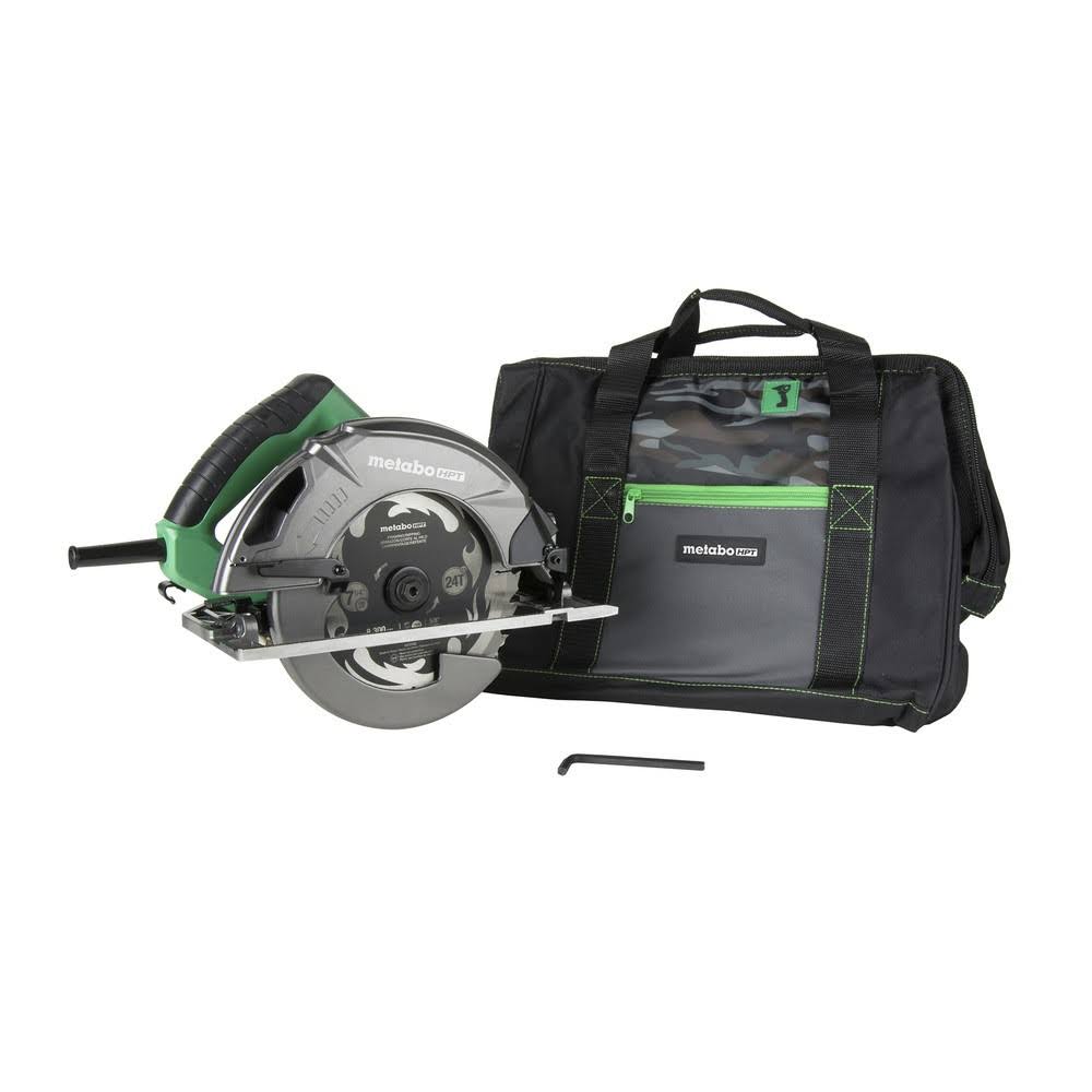 15 Amp 7-1/4 in. Corded Circular Saw with Blower Function, Aluminum Die Cast Base Z156