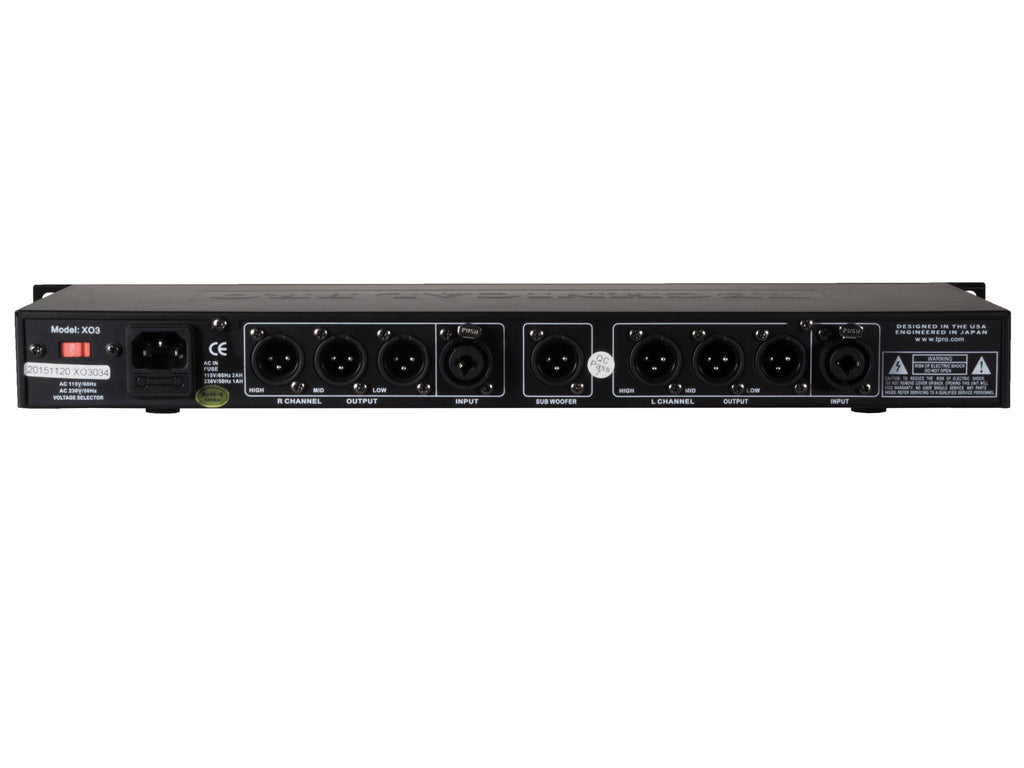 3 Way Crossover with Subwoofer Output J4594