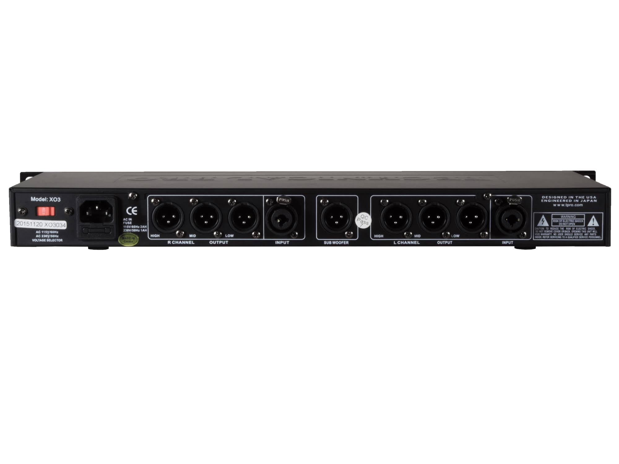 3 Way Crossover with Subwoofer Output J4594