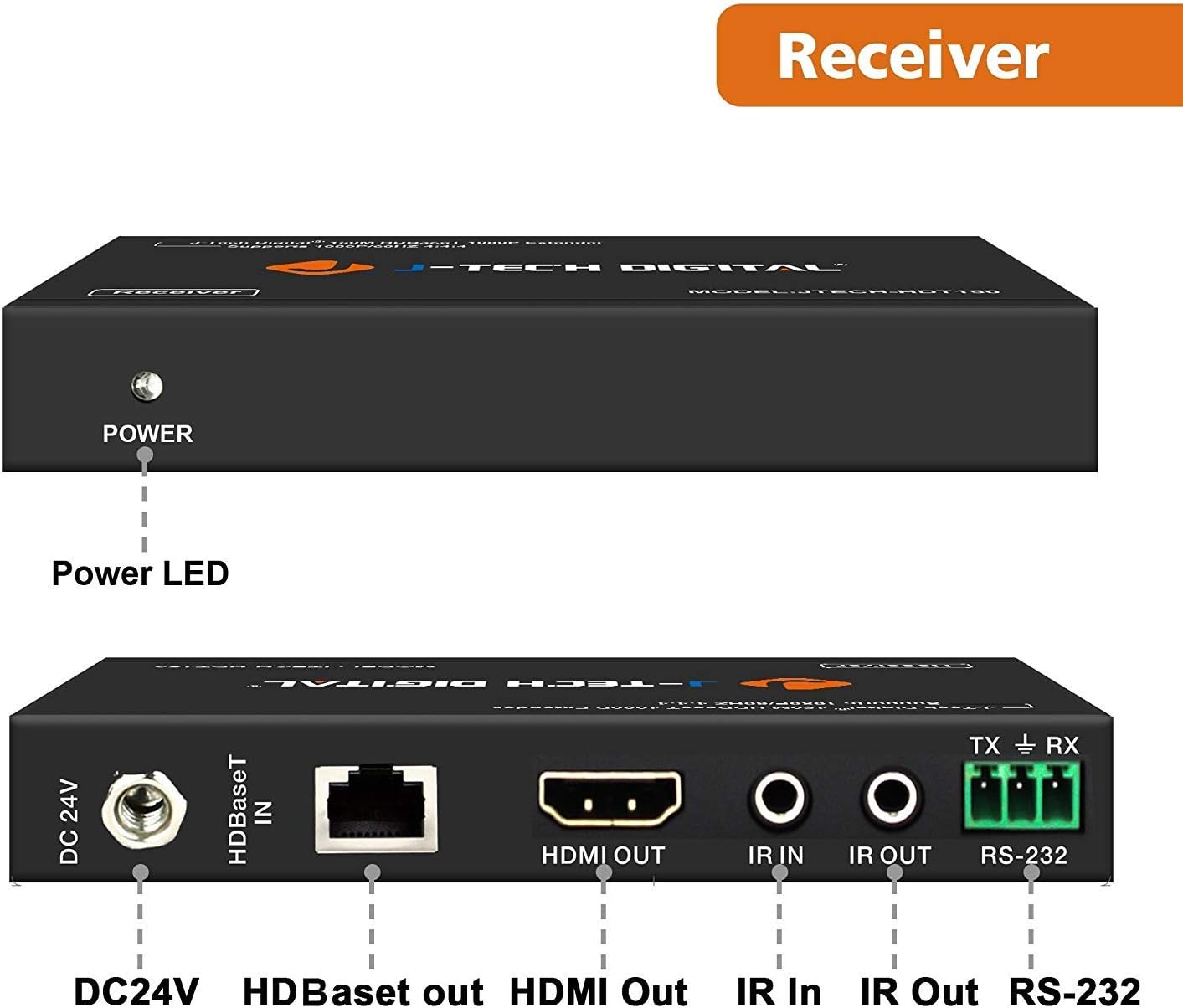 HDMI Extender Over Cat6 150m/492ft HDBaseT 1080P Extender PoC X98244