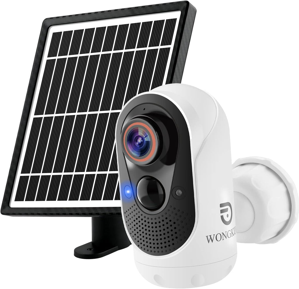 Solar Security Camera Outdoor Wireless 170° Wide View Battery Powered WiFi Night Vision Motion Sensor 2-Way Talk Waterproof R745