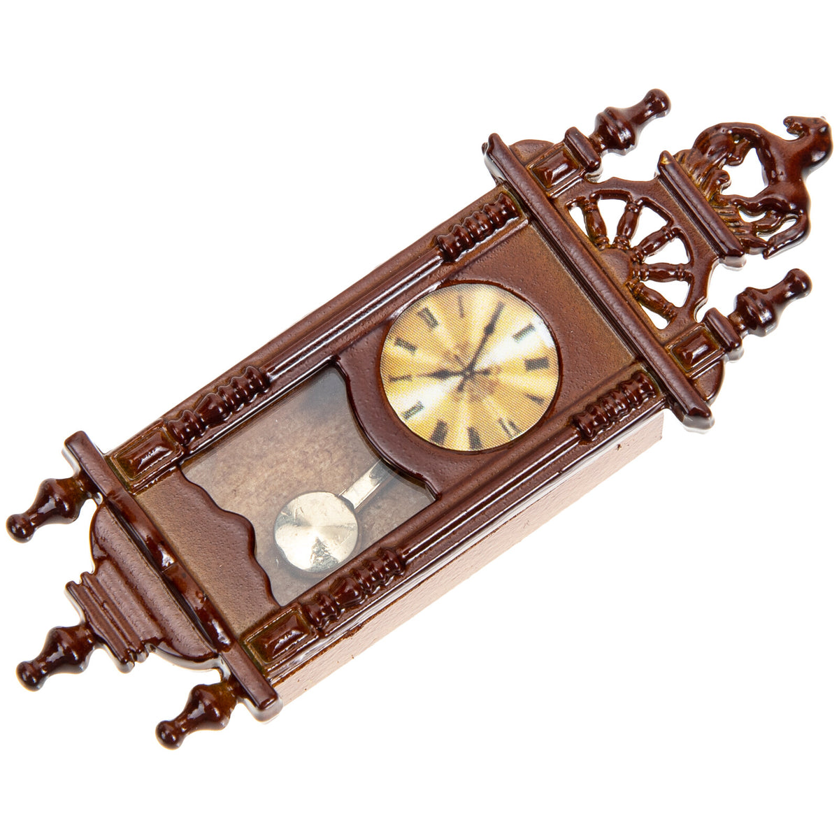 Metal Dollhouse Hanging Clock Toy G840