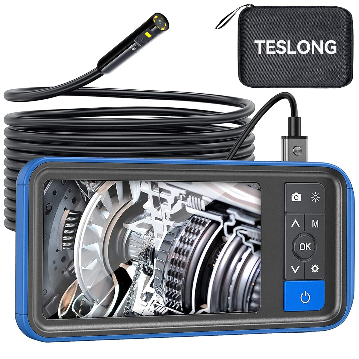 16.5ft HD Waterproof Snake Borescope Inspection Camera X730