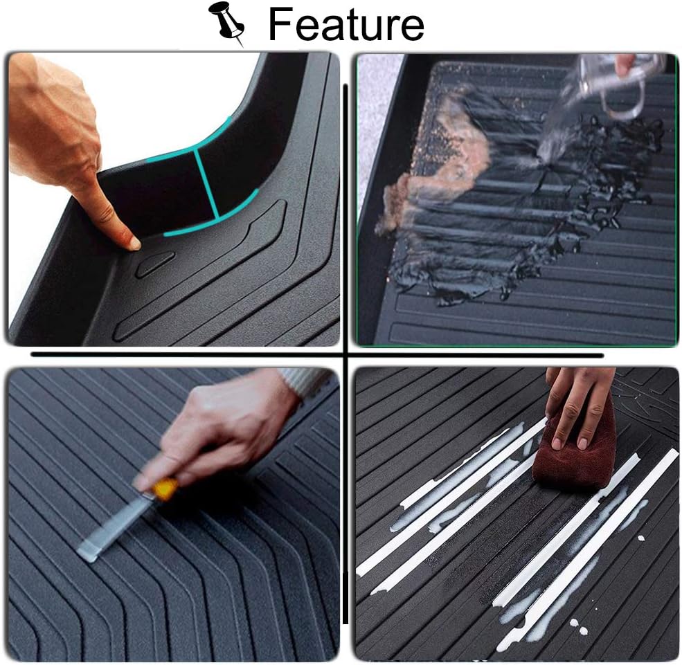 Cargo Liner Trunk Floor Mat Protector Pack of 2 E92849
