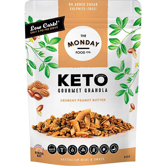 Keto Gourmet Granola Crunchy Peanut Butter 800g H67387