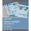 Heavyweight Sheet Protectors, Clear, Pack Of 100 Z78806