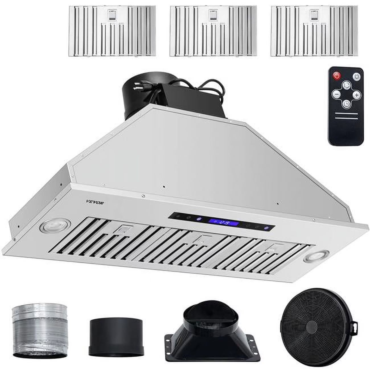 36 in. Stainless Steel Built-in Range Hood with Remote Control I1815
