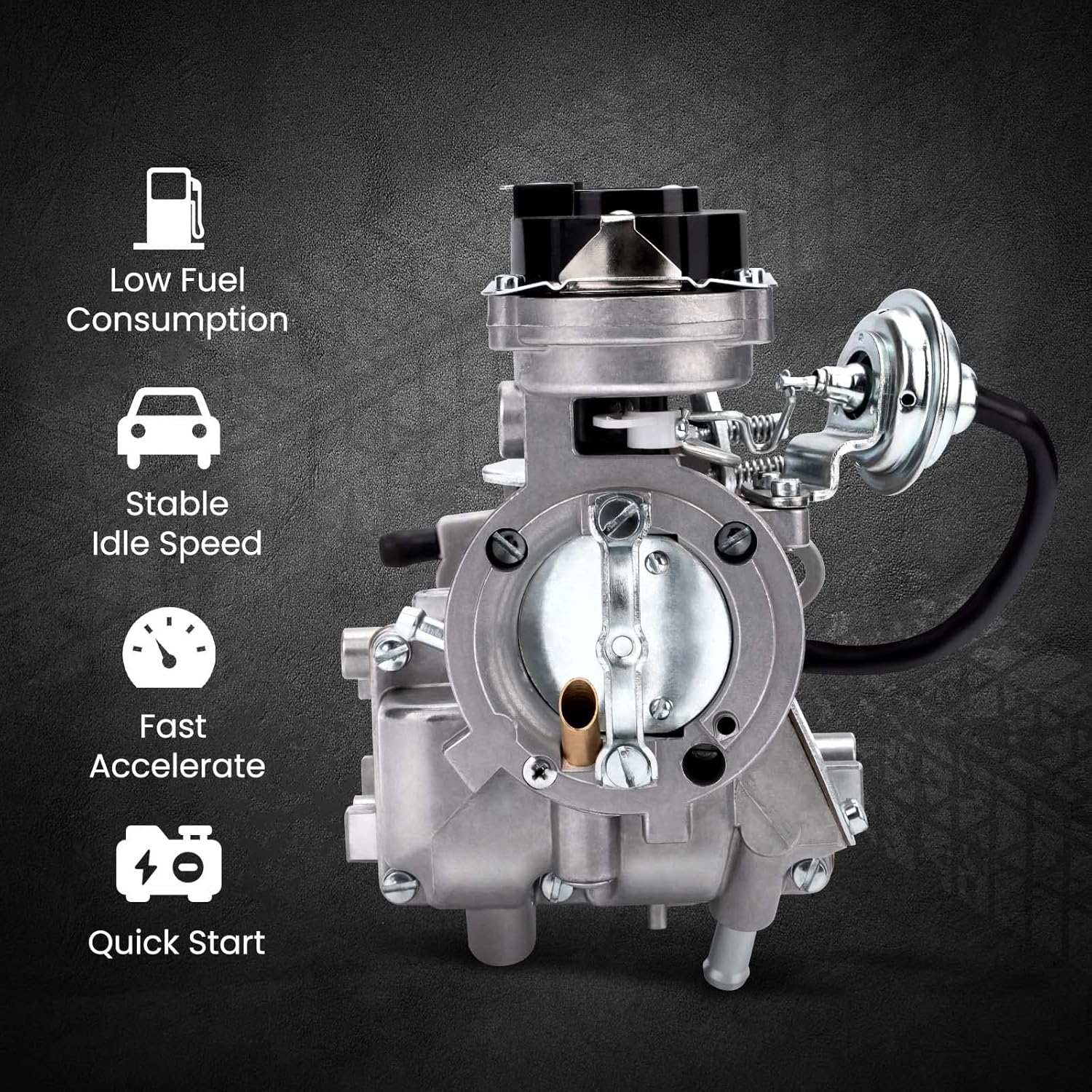 1-Barrel Carburetor for Ford 4.9L 300 Cu Engine, Automatic Choke X897290