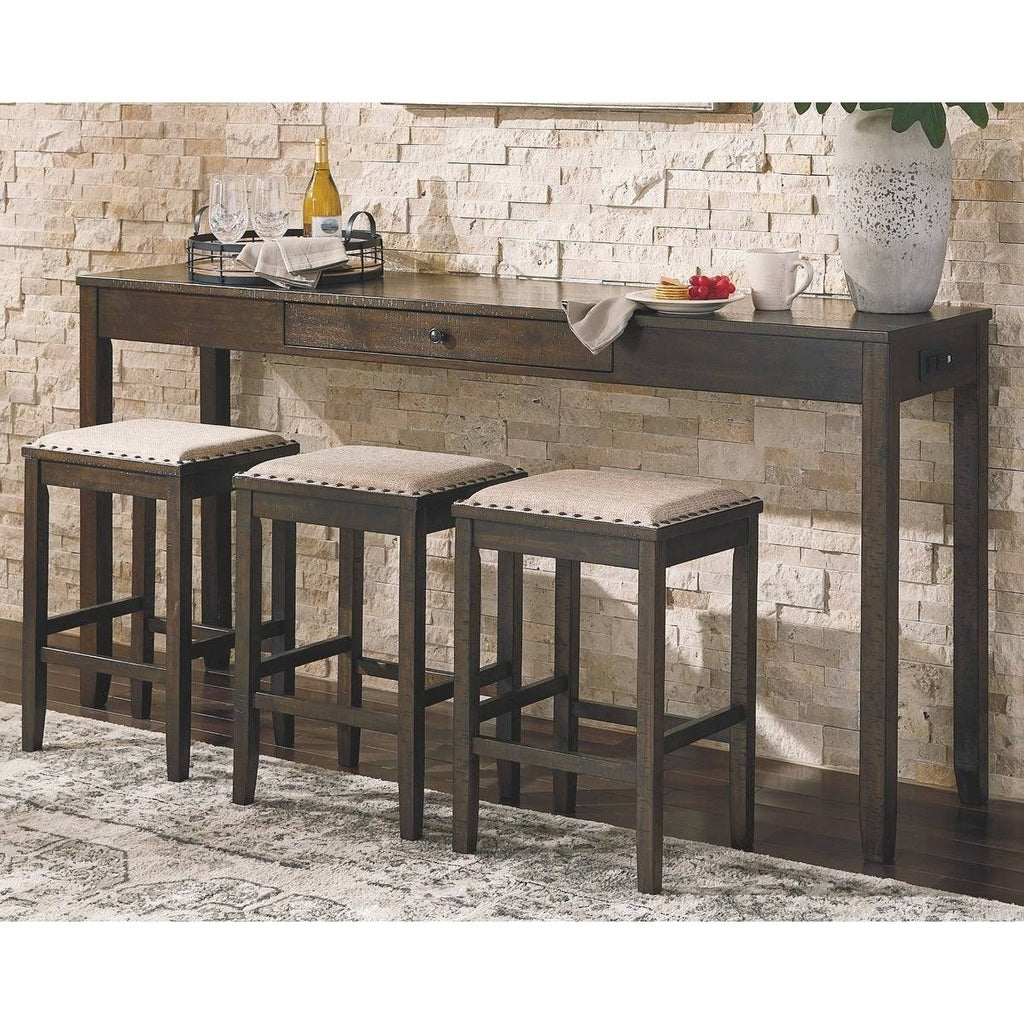 Rectangular 4 Piece Counter Height Dining Table E91971