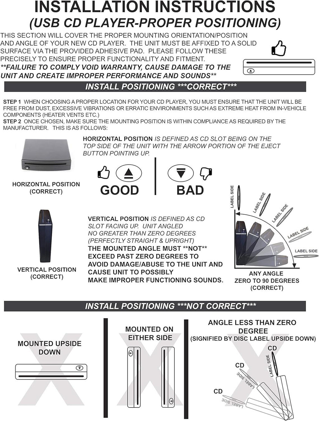 Integrated Vehicle CD Player via USB Radio Connection W376
