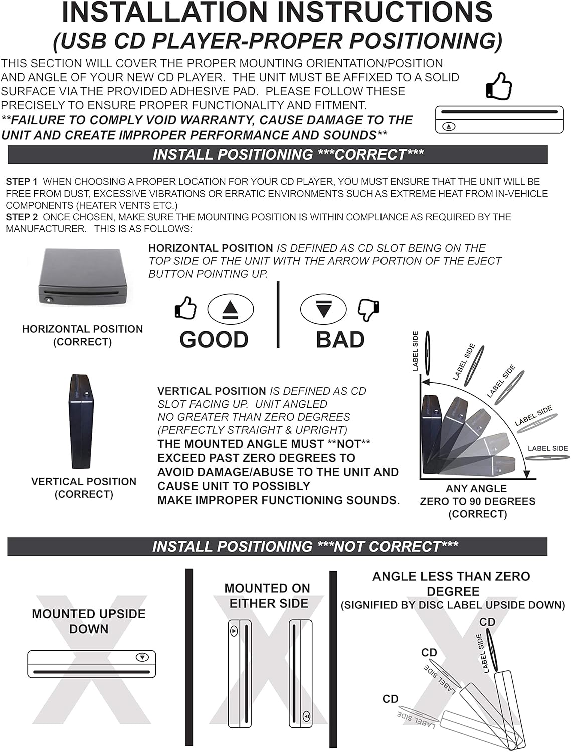 Integrated Vehicle CD Player via USB Radio Connection W376