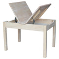 Unfinished Kids' Storage Table with Lift Top J1110
