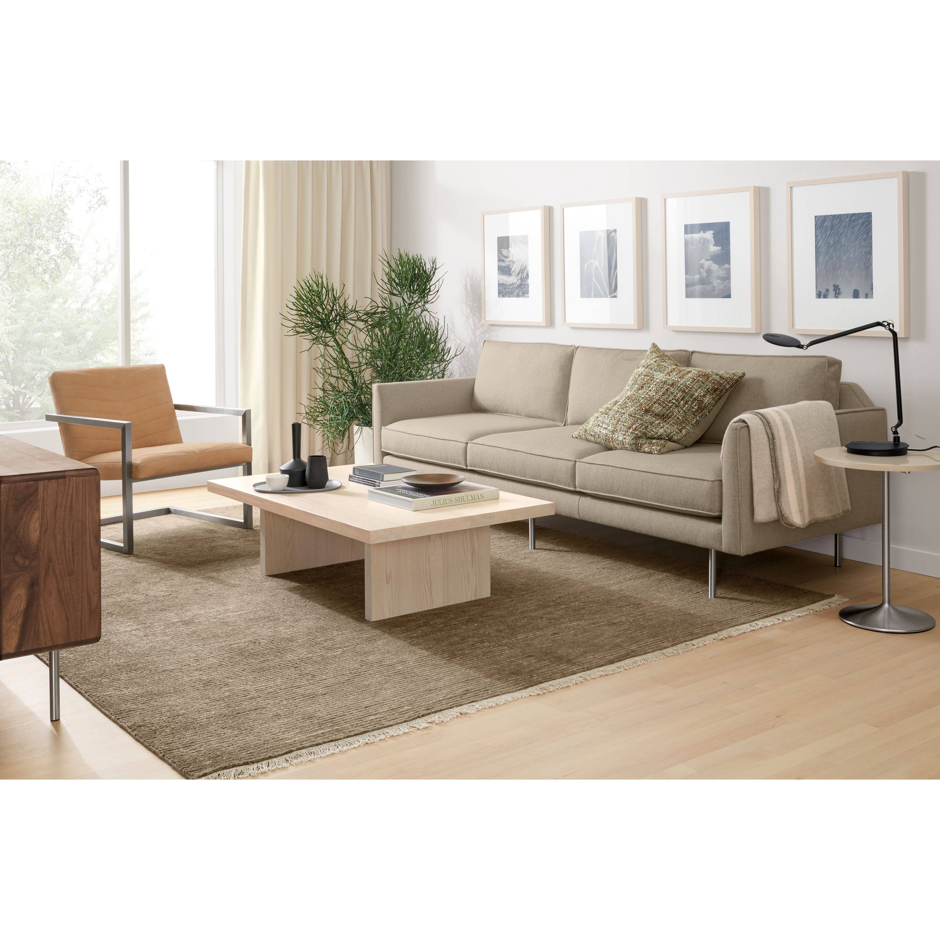 White Round End Table G229980