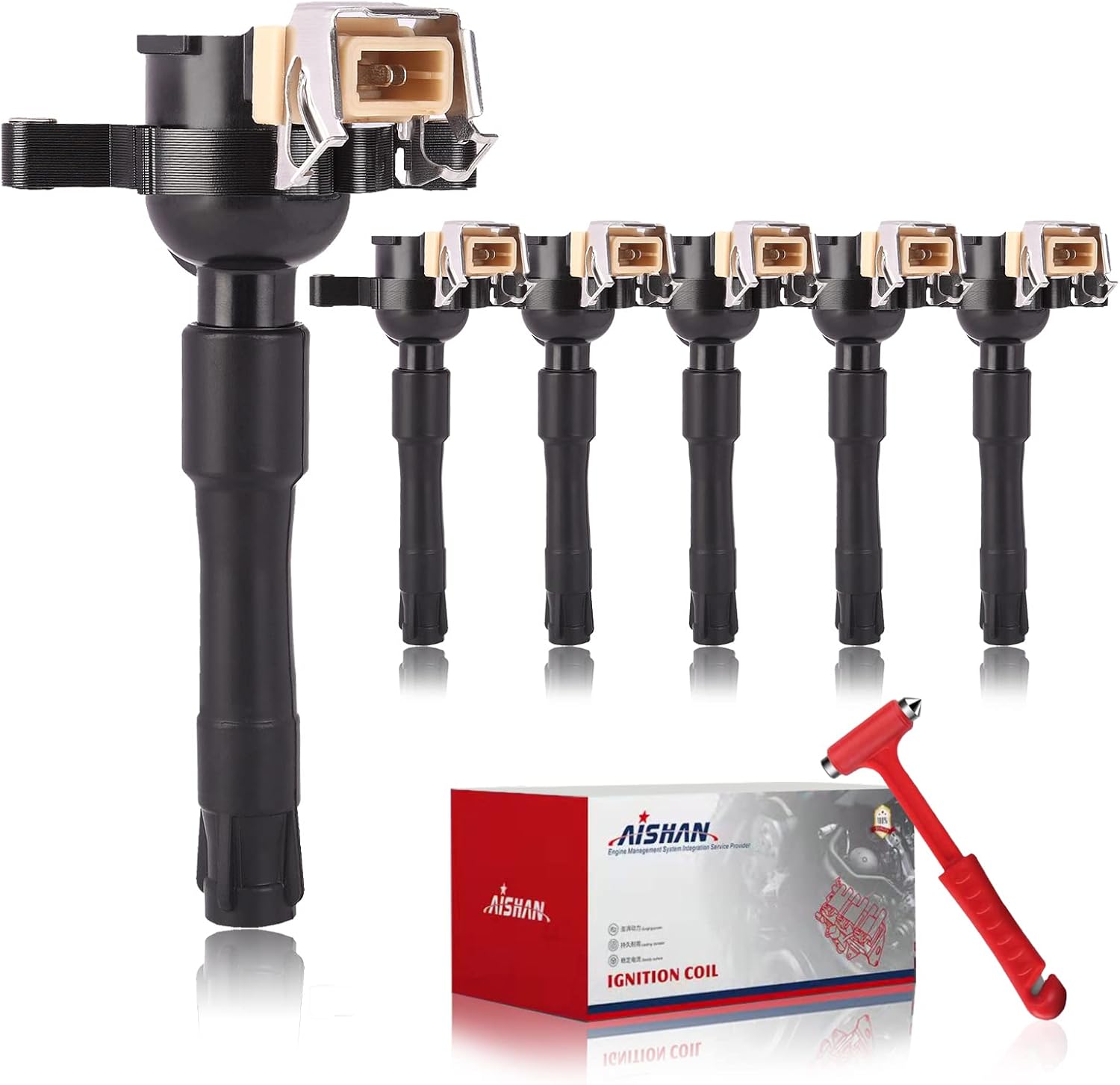 Set of 6 Ignition Coil Pack A9784
