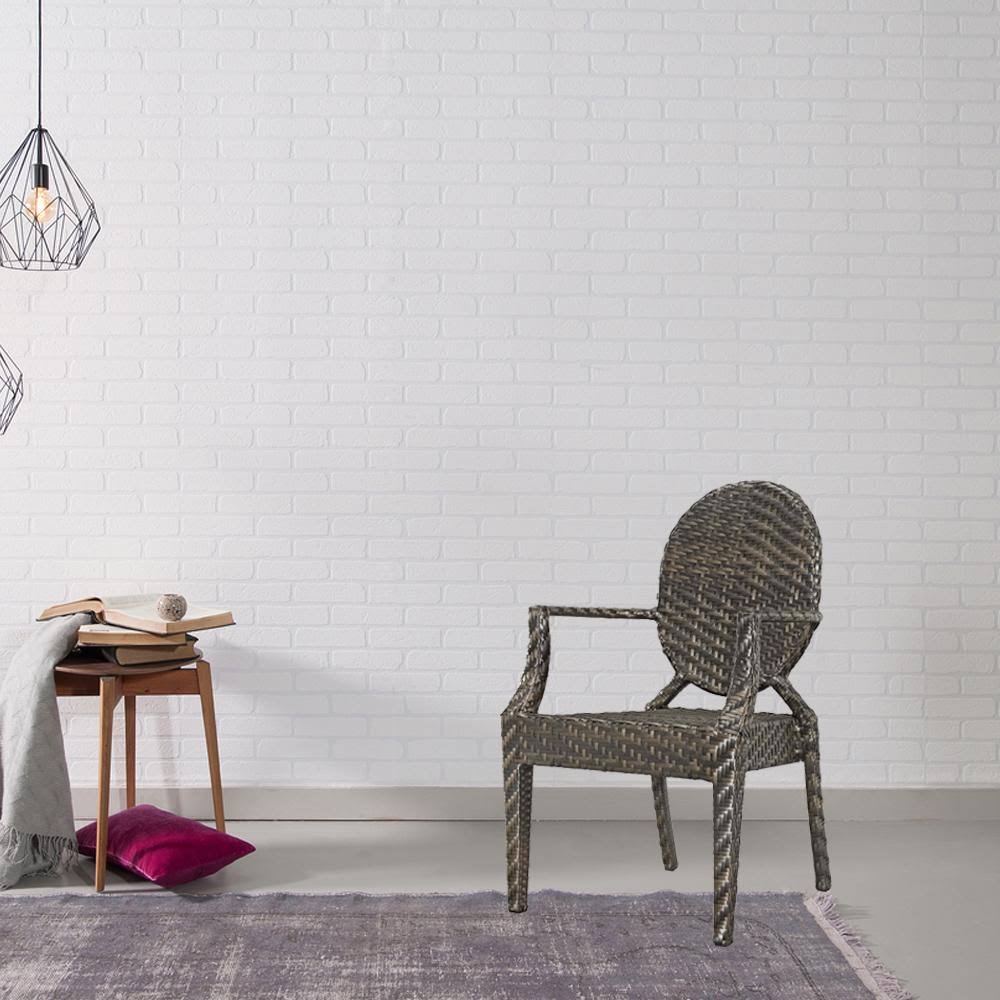 Brown Dining Patio Armchair F523