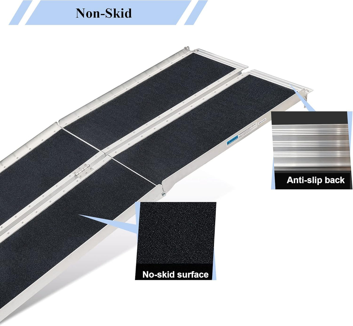 6FT Aluminum Wheelchair Ramp J8405