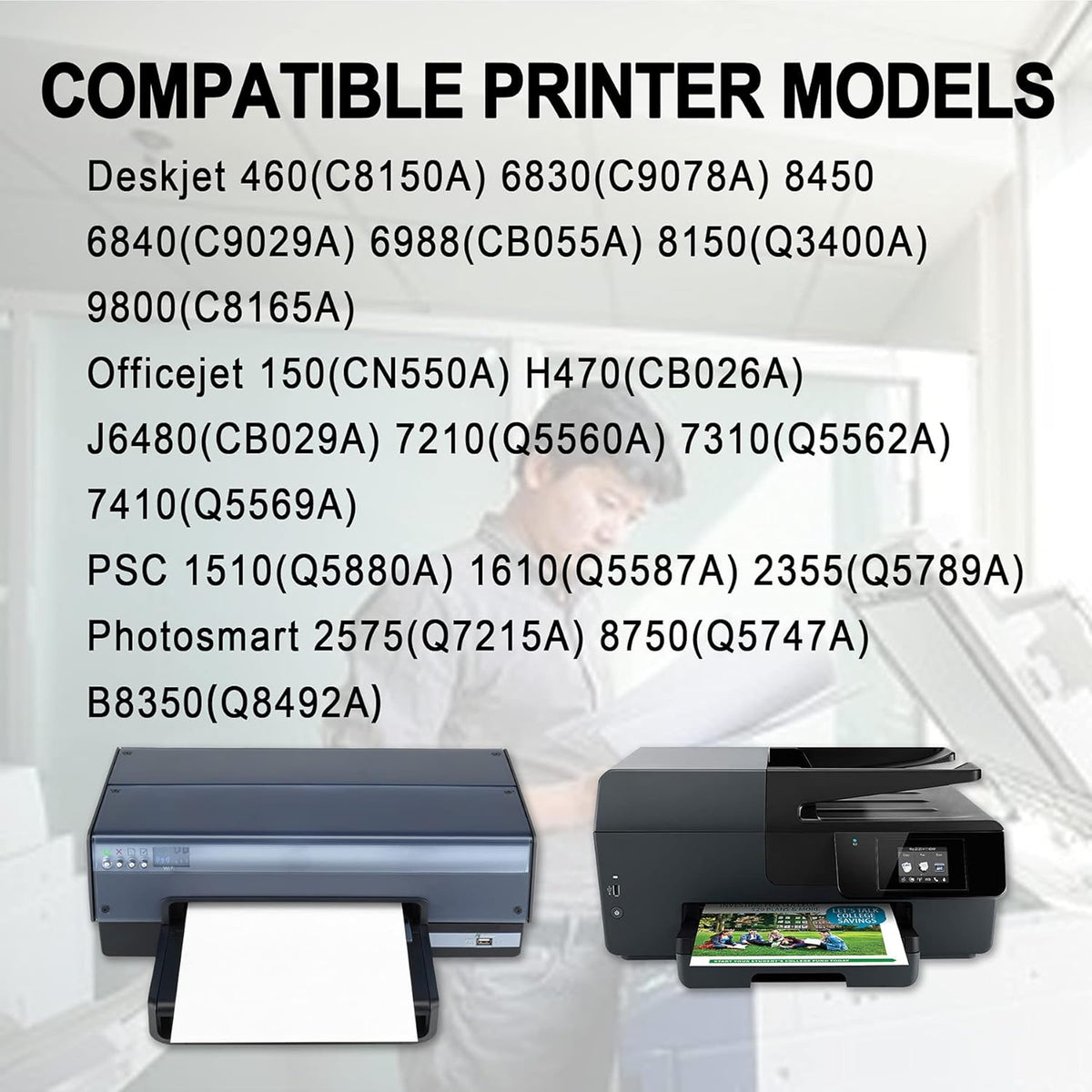 95 Ink Cartridge Replacement for HP Deskjet Printer J296