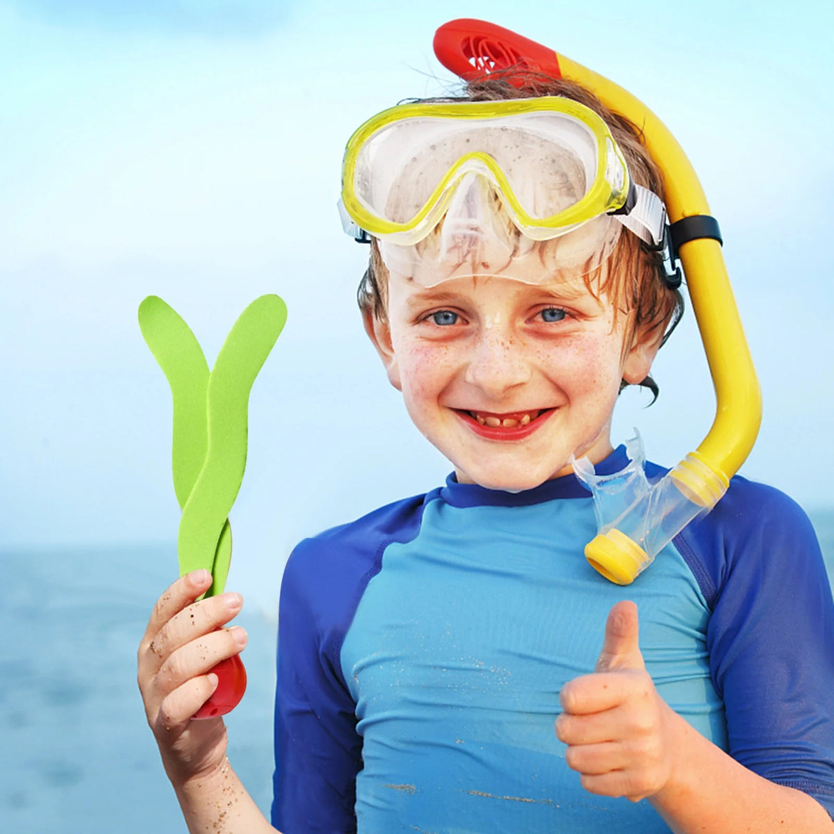 3PCS Diving Ball Streamers Swimming Pool Toys P244986