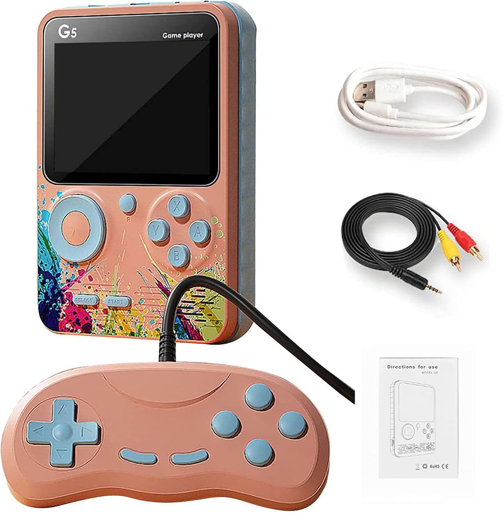 Retro 3 inch Handheld Game Console with 500 Classical FC Games U43847