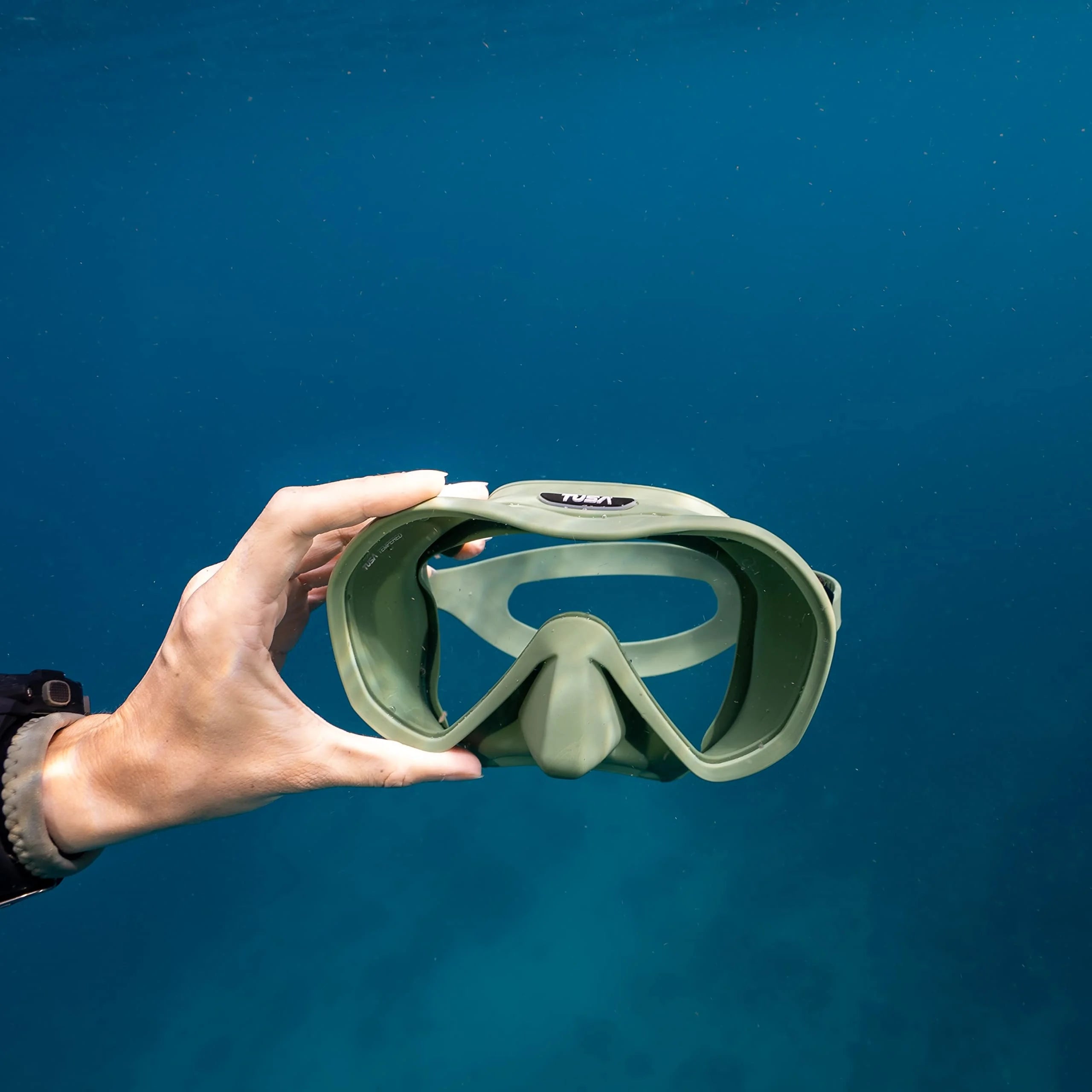 Gunmetal Scuba Diving Mask U16540