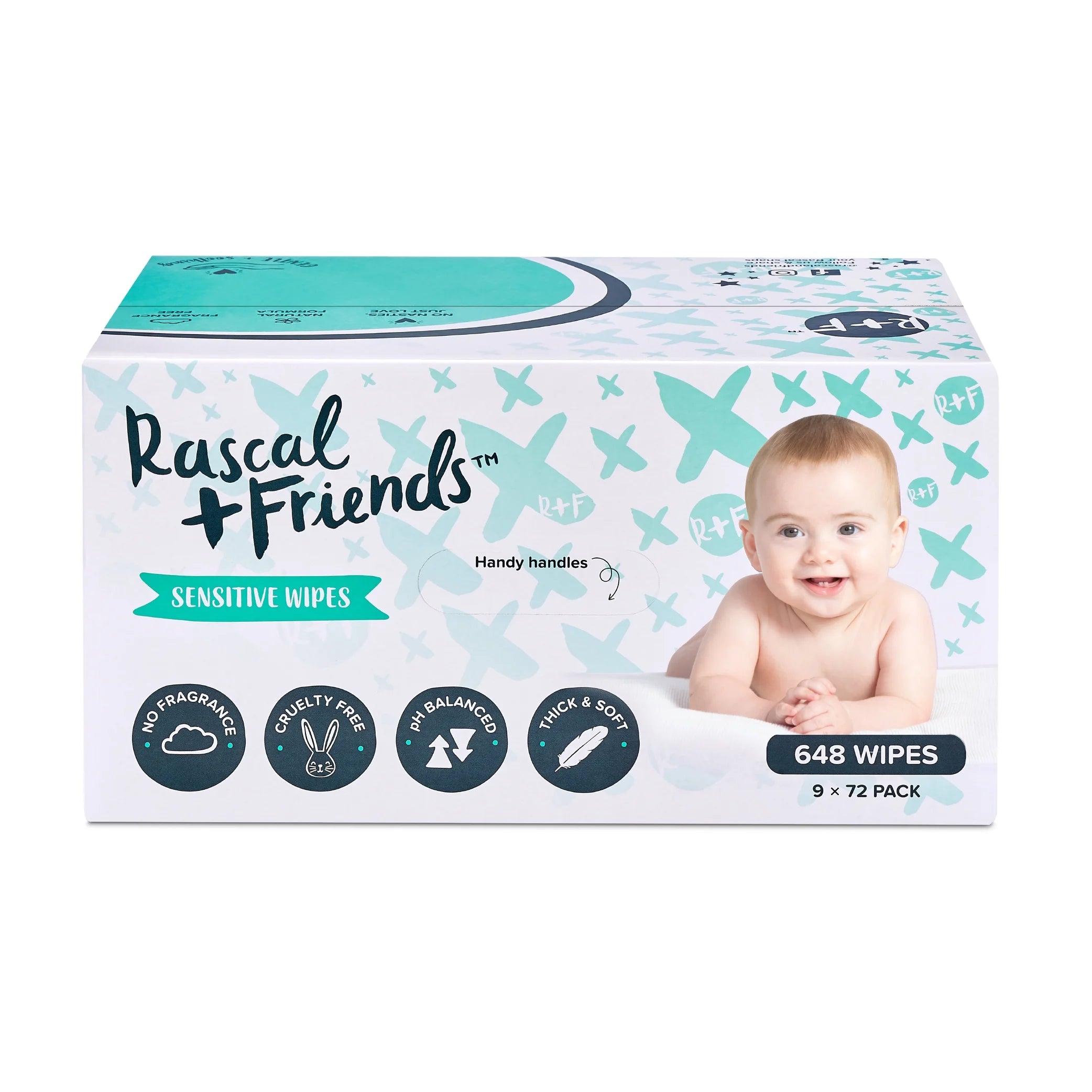 Sensitive Baby Wipes, 648 Count Q90807