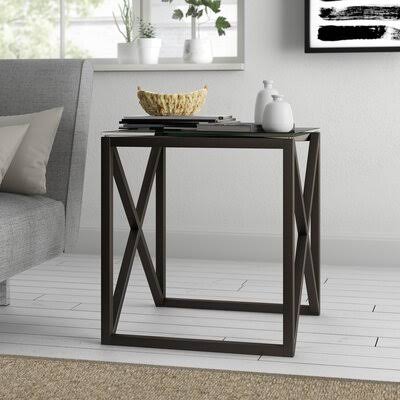 Blackened Bronze End Table Q392863