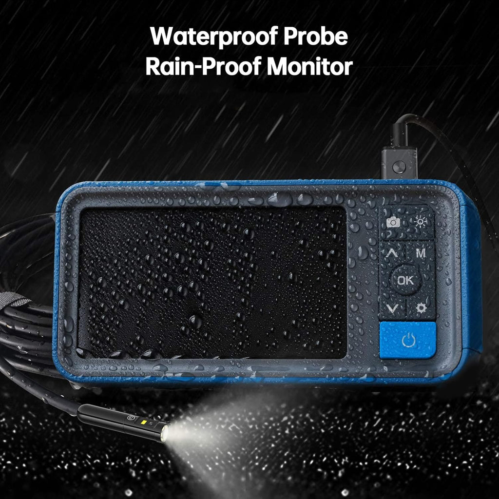 16.5ft HD Waterproof Snake Borescope Inspection Camera X730