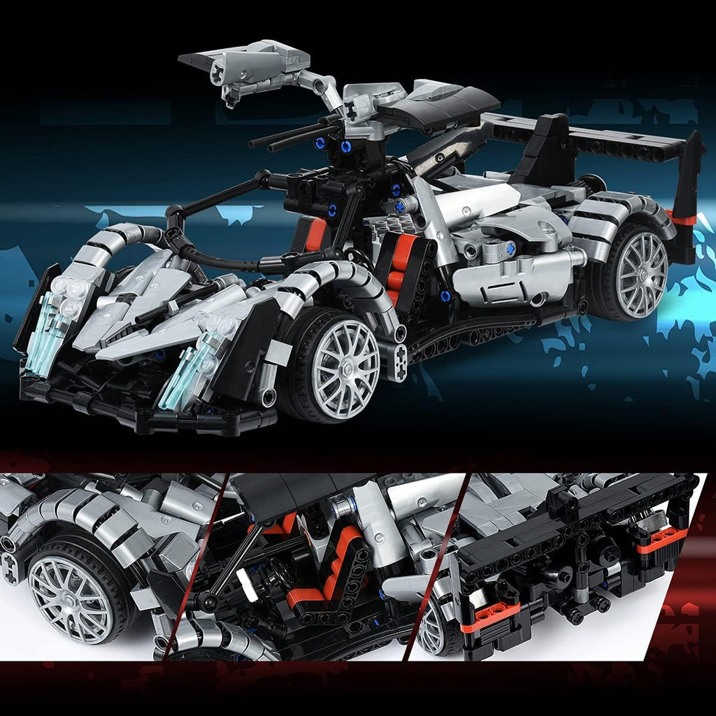 990PCS RC Car Model Kit Building Blocks Toys Remote Control Racing Car N8586