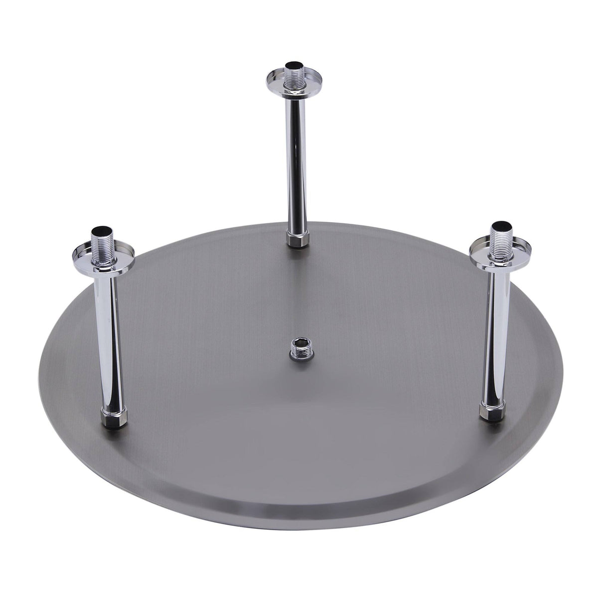 20x22 Round Brushed Solid Stainless Steel Rain Shower Head H44152