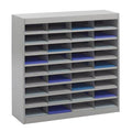 36 Compartment Literature Organizer in Gray V224127