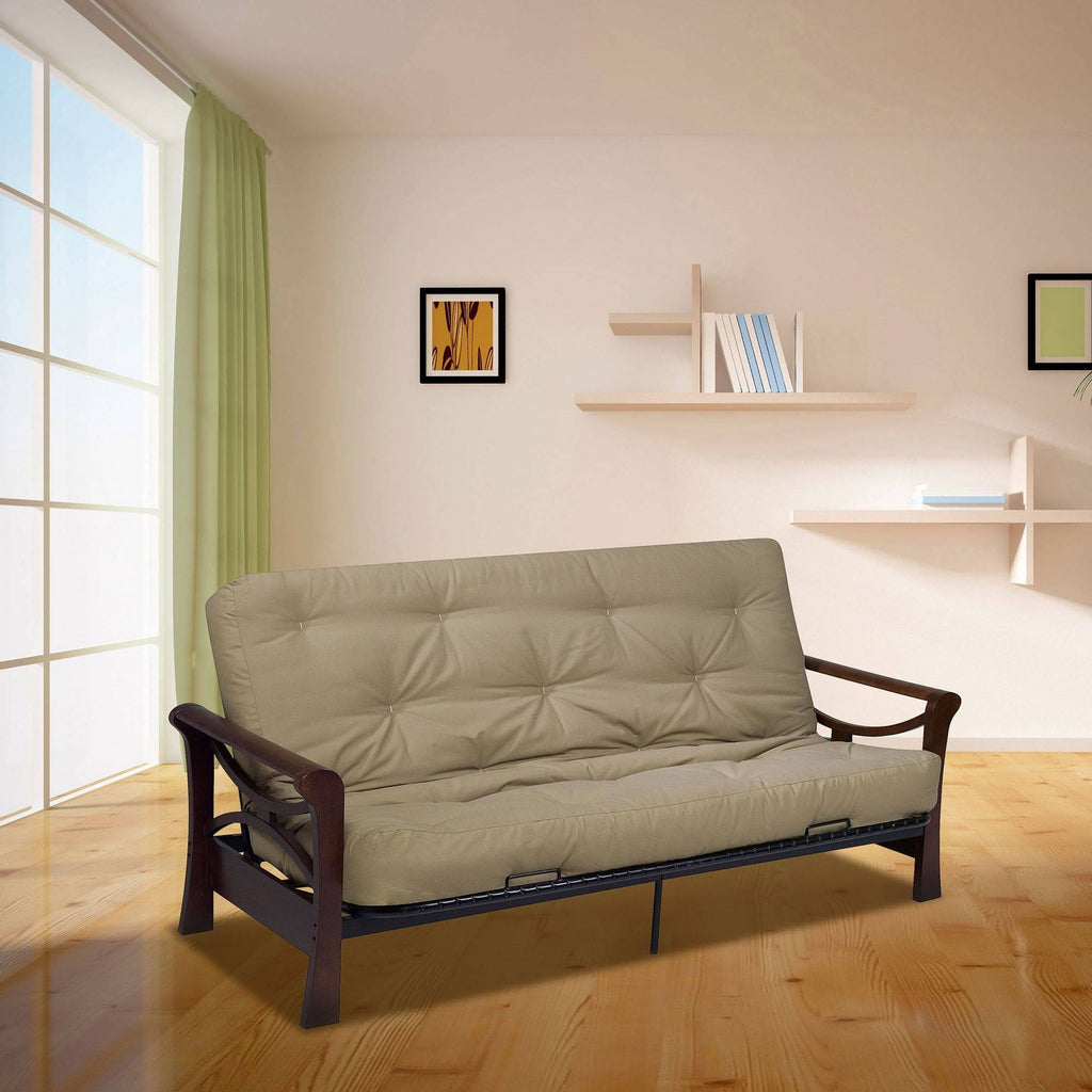 Khaki Memory Foam Futon Mattress K3521