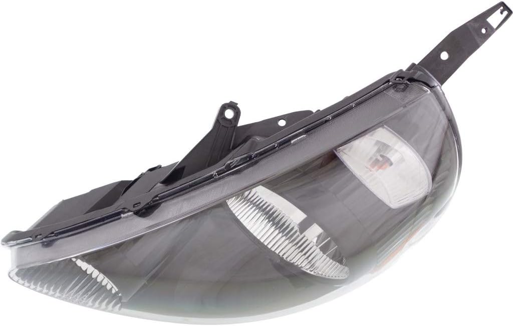 Headlight Assembly Pair Halogen Black U965