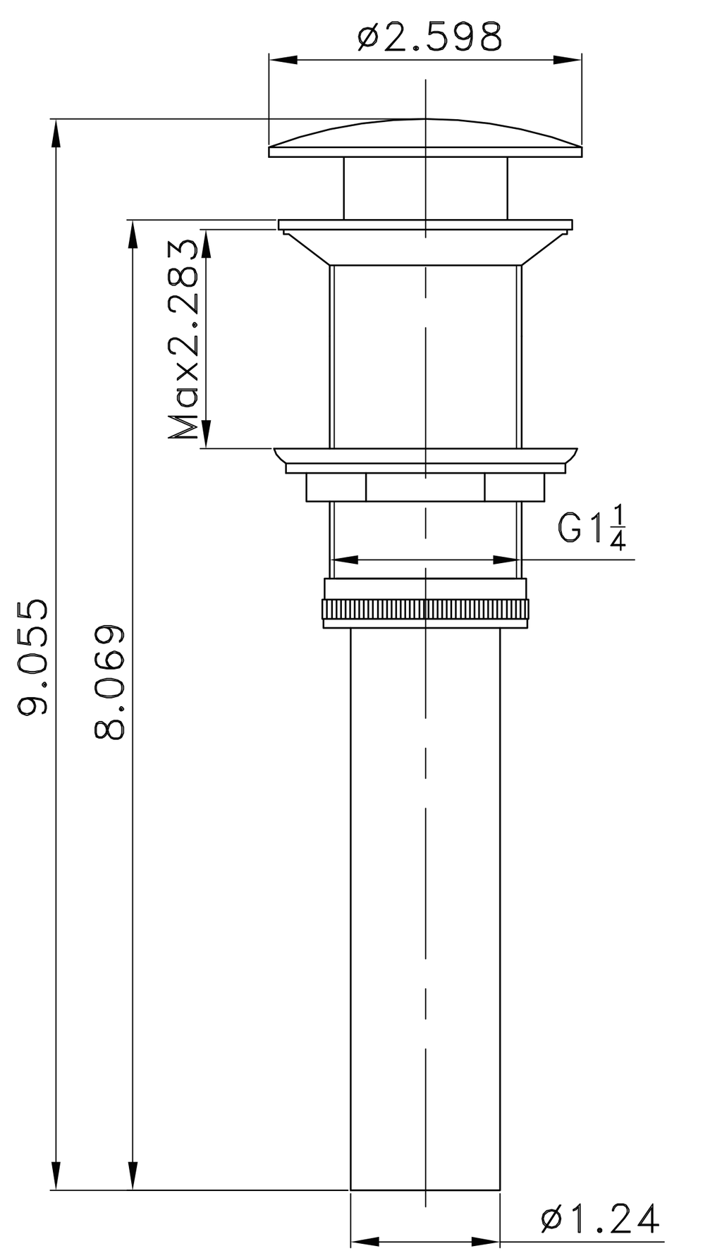 Oil Rubbed Bronze Bathroom Sink Drain E790